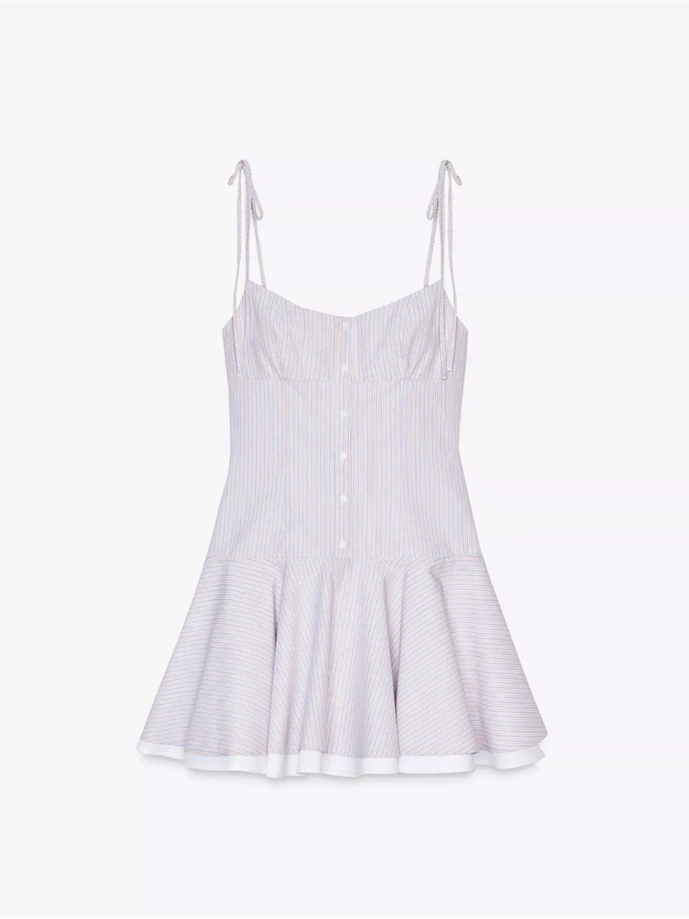 Zara striped mini dress